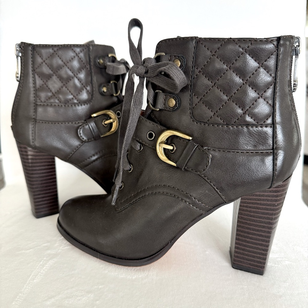 Mootsies Tootsies Booties size 6 brown